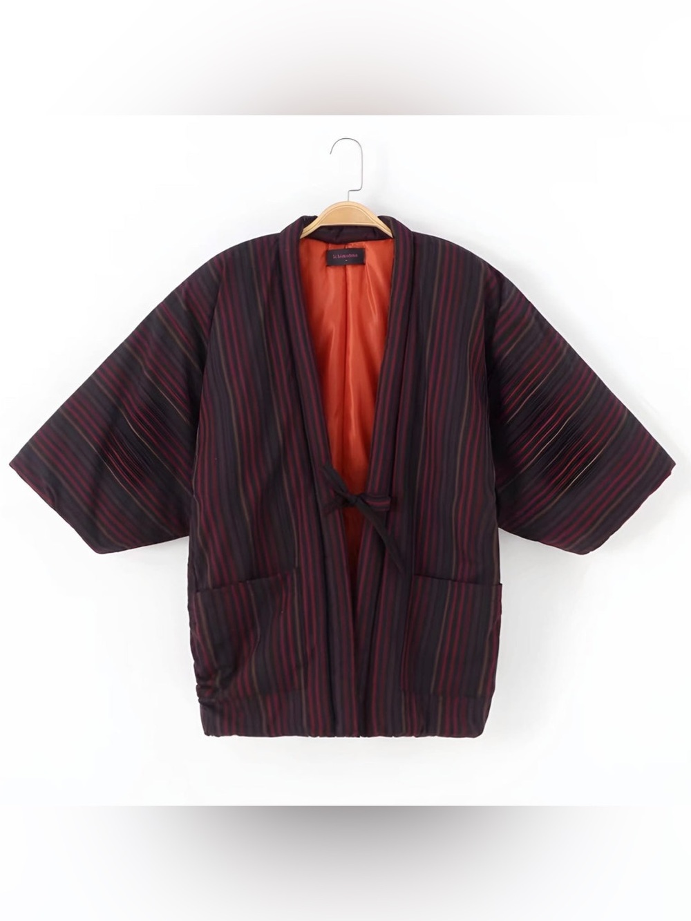 NWT Zen Breaker burgundy hanten jacket - size L